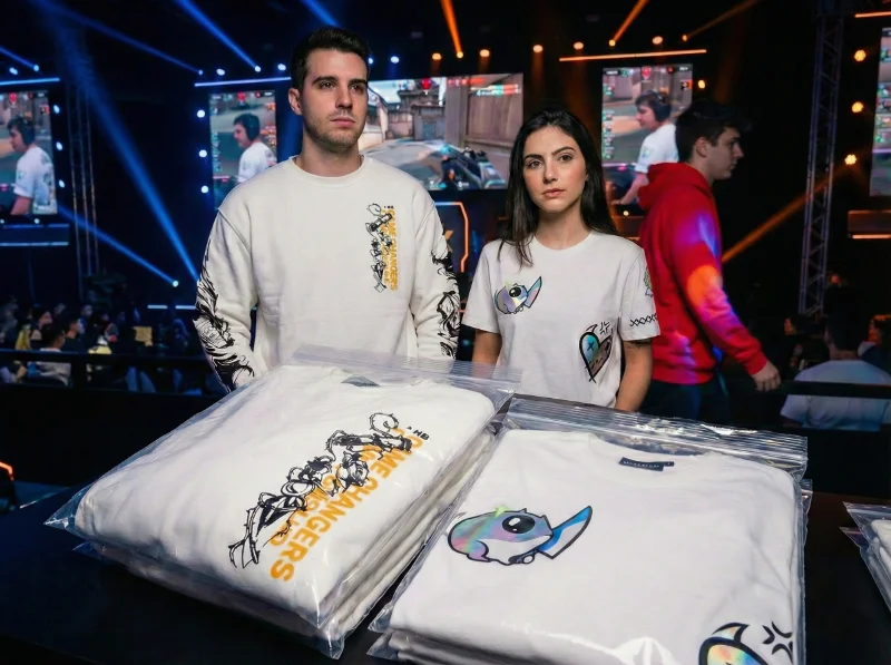 Production and logistics of event apparel