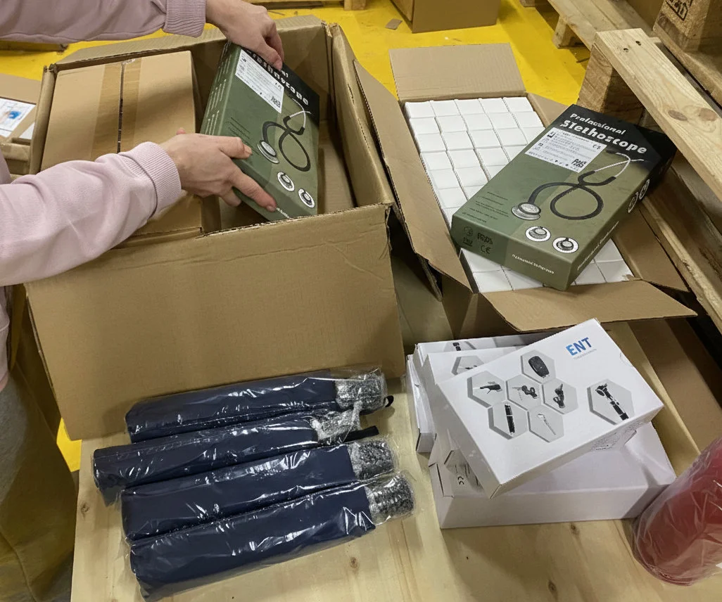 Kompletacja i pakowanie zestawów marketingowych